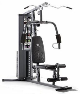 Marcy 150lb. Stack Home Gym with Pulley, Arm, and Leg Developer Multifunctional Workout Station for Weightlifting
