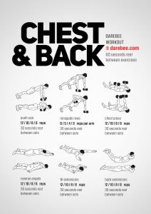 At Home Chest And Back Workout