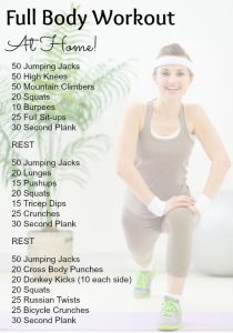 At Home Workouts for Moms