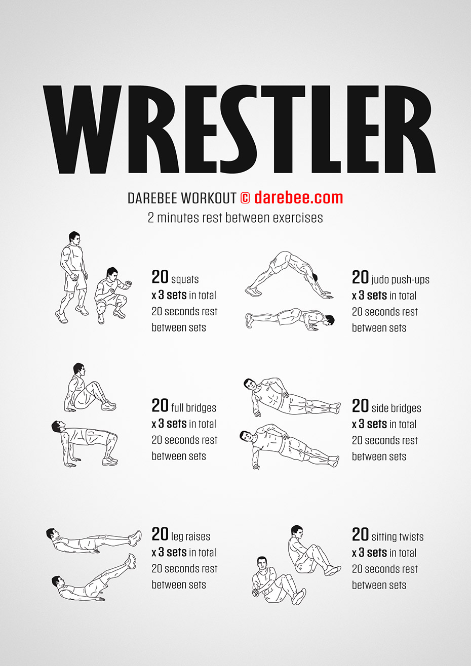 Wrestling Workouts at Home