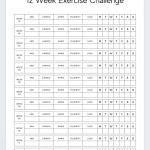 12 Week Exercise Program for Weight Loss