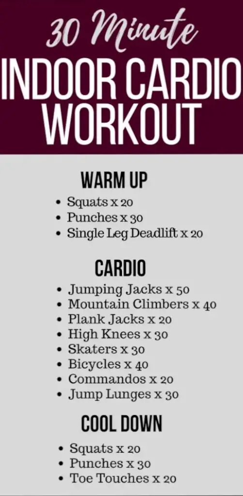 30 Minute Cardio Workouts