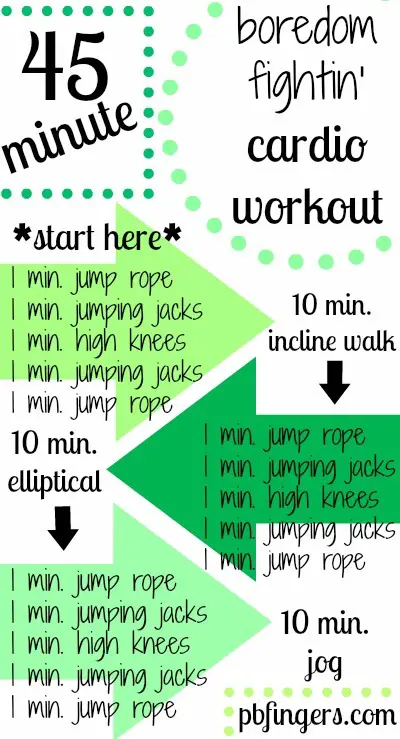 45 Minute Cardio Workout