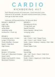 Cardio Kickboxing Workouts
