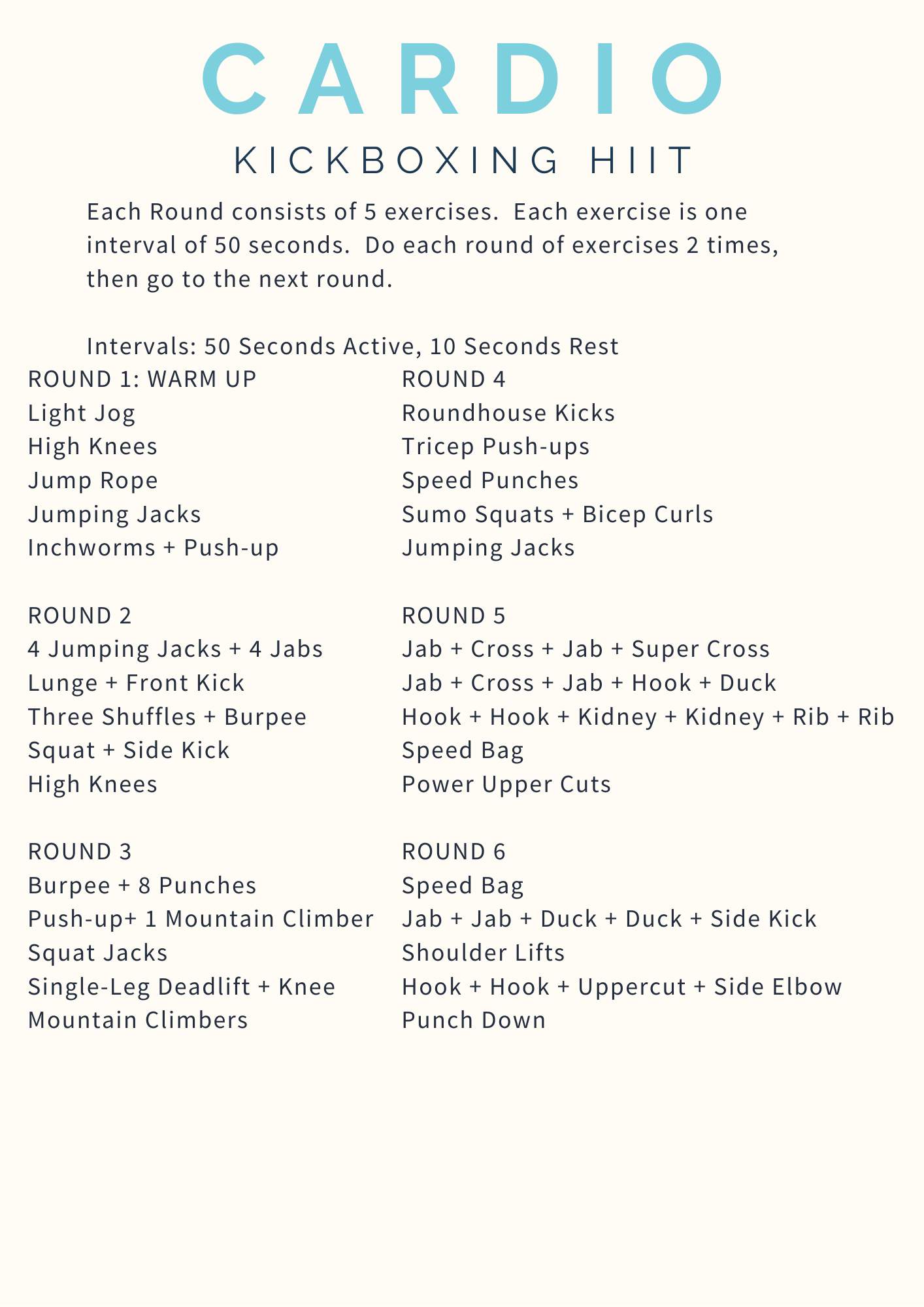 Cardio Kickboxing Workouts